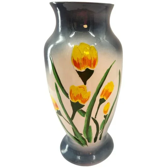 Devon Ware Fielding Staffordshire England Crocus Vase by Bernadette Eve 11