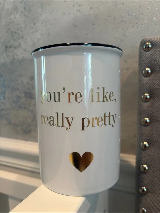 White Ceramic Tumbler