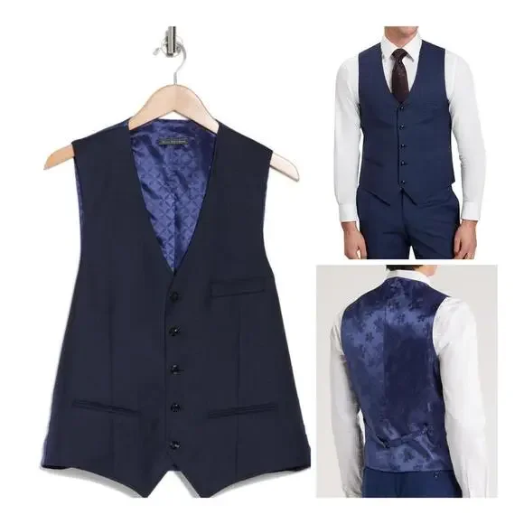 Ted Baker Troy Fine Italian Wool Vest/Waistcoat NWT