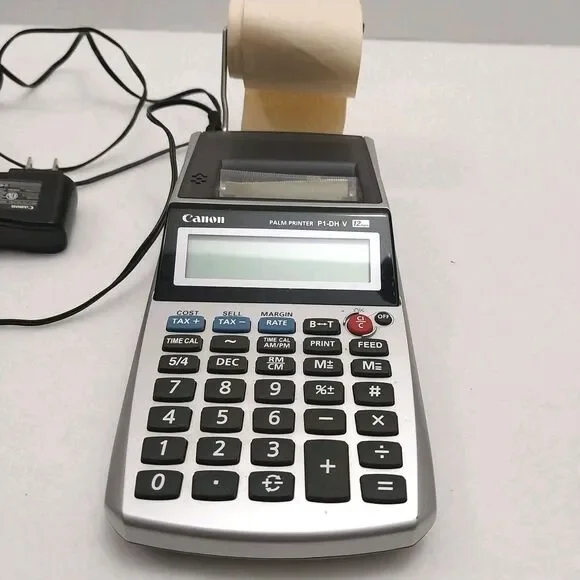 Canon Palm Printer P1-DH V 12 Digits Adding Machine #X20