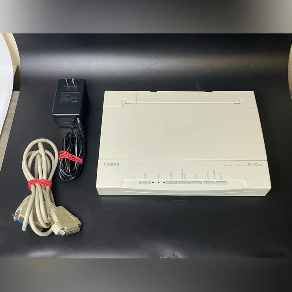 Canon BJ-10sx Bubble Jet Printer Retro Device Vintage Electronic