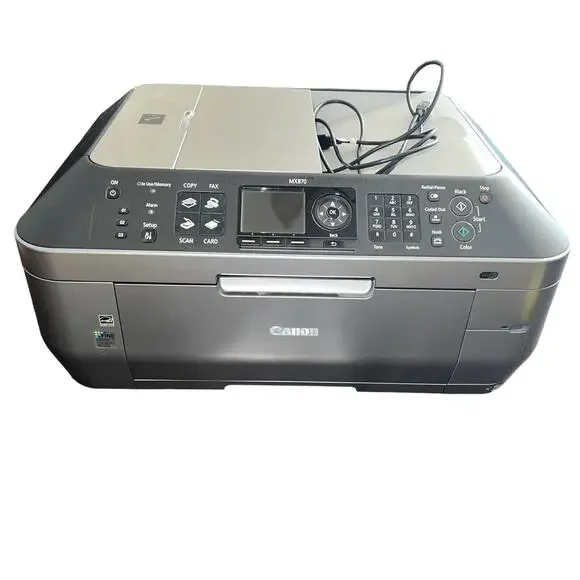 Canon PIXMA MX870 All-In-One Fax Print Scan Color Inkjet Printer Tested