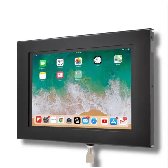 TabCare iPad 11” Locking Tablet Enclosure – VESA Mount‎ – Security Case (Black)