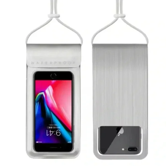 🔥 4 for $20 DEAL 🔥Waterproof Phone Pouch | Pink or White | Beach & Pool Ready