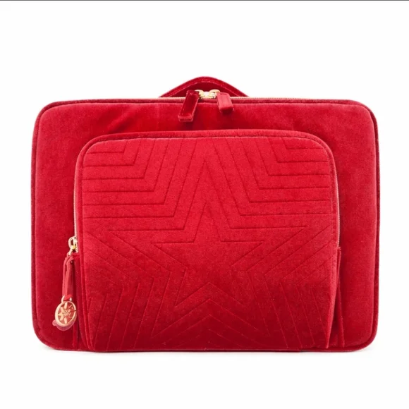 ESTEE LAUDER 2023 CHRISTMAS LIMITED EDITION MAKEUP CASE TRAVEL BAG RED VELVET