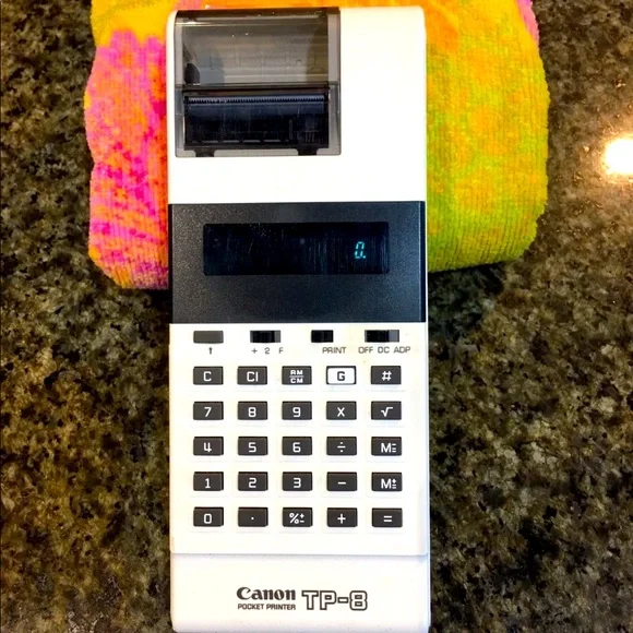 $5 Bundled 💥 Canon TP 8 Pocket Printer Calculator