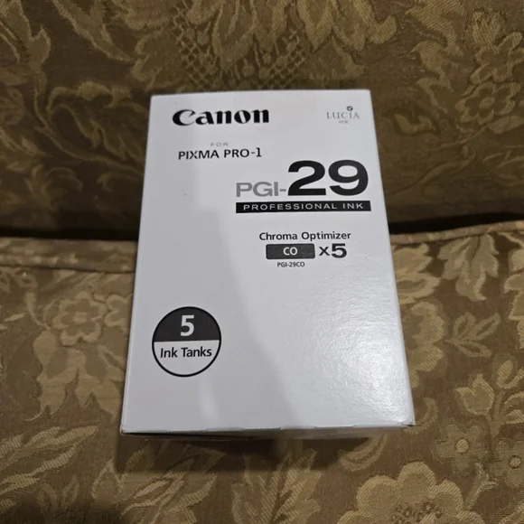 Canon PGI-29 Chroma Optimizer Tank Pixma Pro-1 4879B009 Factory Sealed Box Of 5