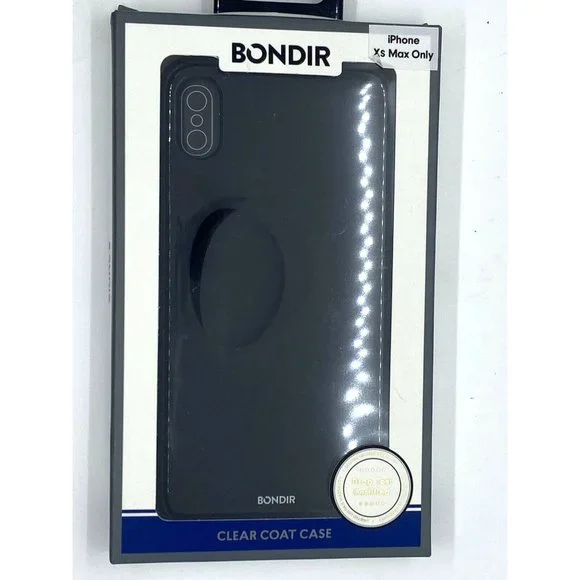 BONDIR Case Cover iPhone XS MAX Piano Case Jet Black Smooth Glossy NEW IN BOX