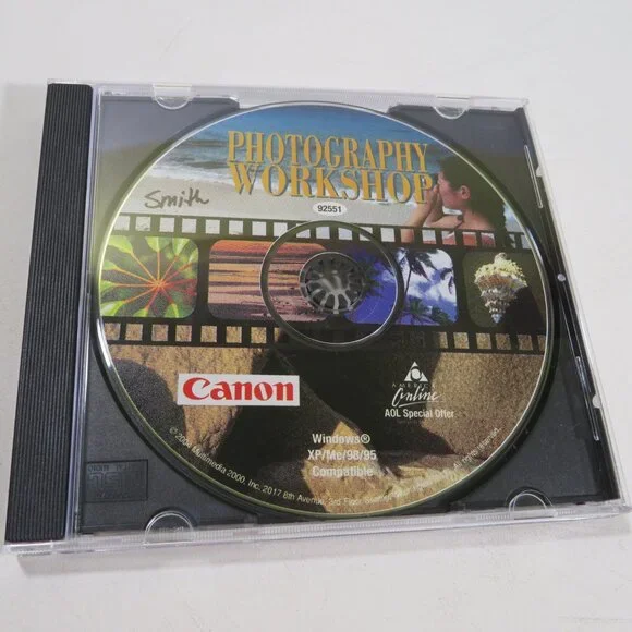 Canon Photography Workshop Computer Game OUT OF DATE SOFTWARE