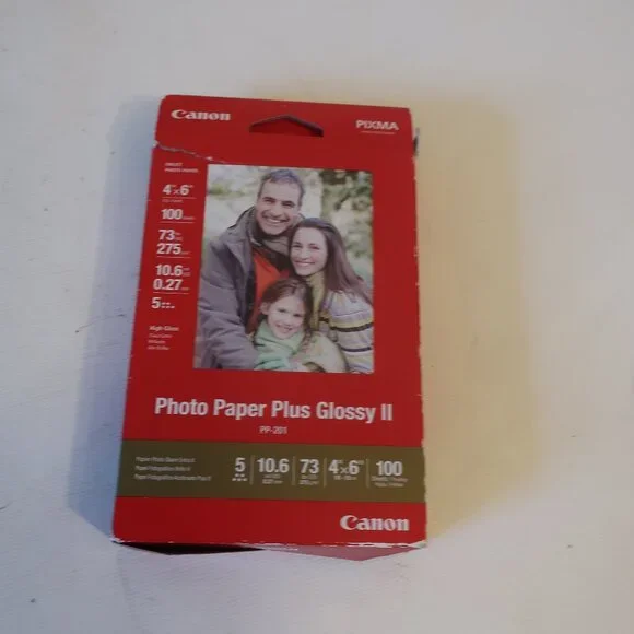 NIB Damaged Box Canon Photo Paper Plus Semi-Glossy II 100 Sheets