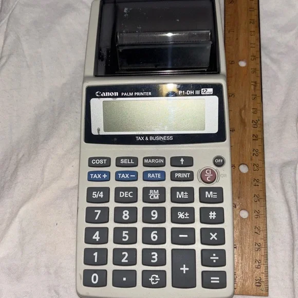 vintage calculator. Tape & AA batteries not included. Canon Palm Printer