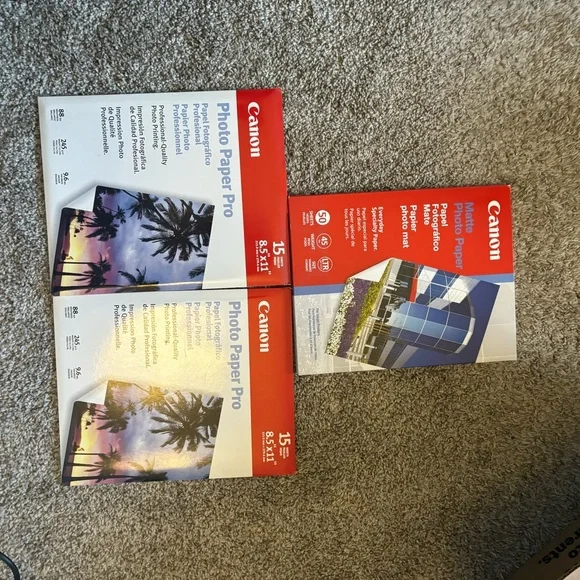 Lot of- Canon photo paper 8.5