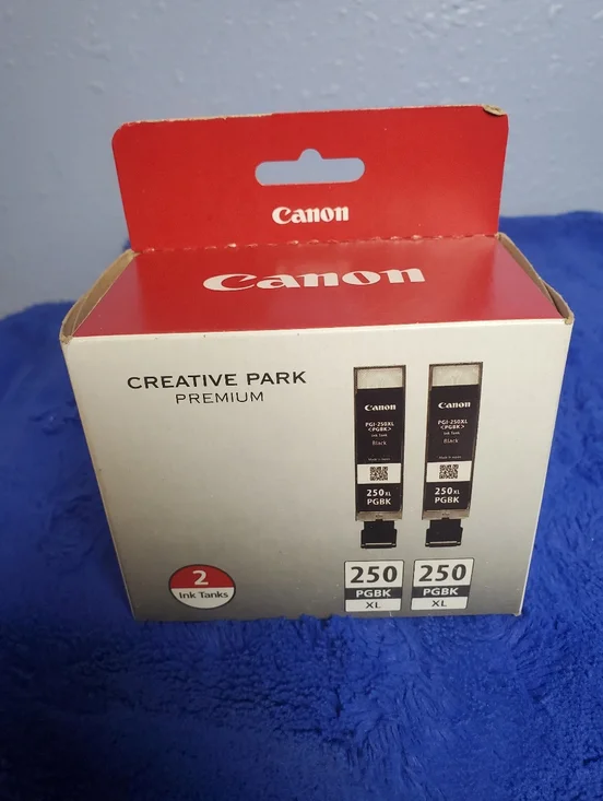 Canon 250 PGBK Black Ink Twin Pack - Creative Park Premium New Sealed