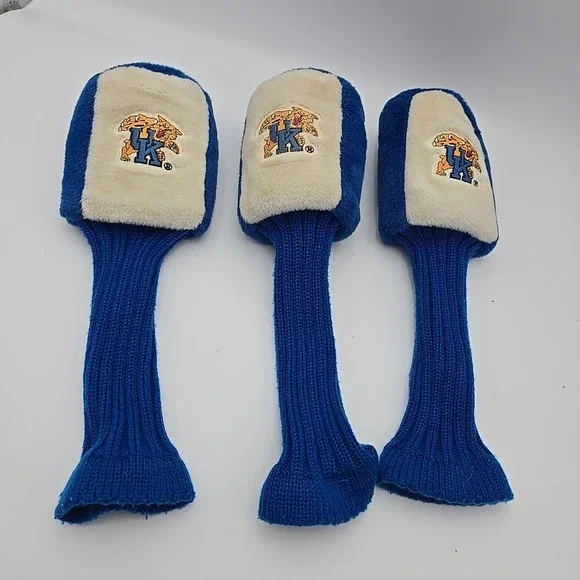 University of Kentucky Wildcats Logo Golf Club‎ Headcovers Woods 1 3 X