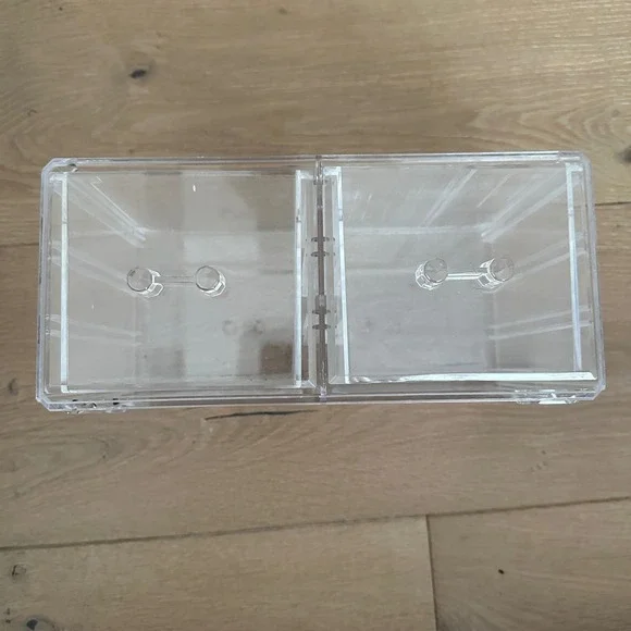 Acrylic Two Drawer Organizer Storage Bathroom Makeup Accessories