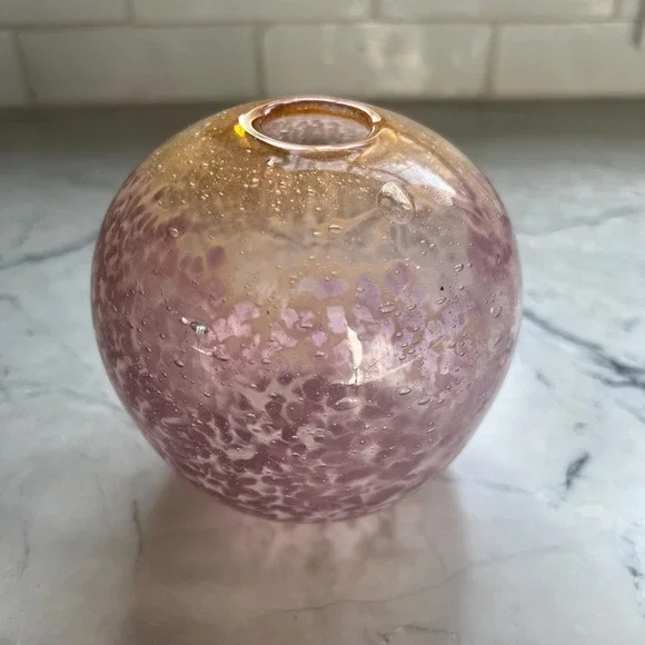 Sunset vase - pink‎ and orange tones