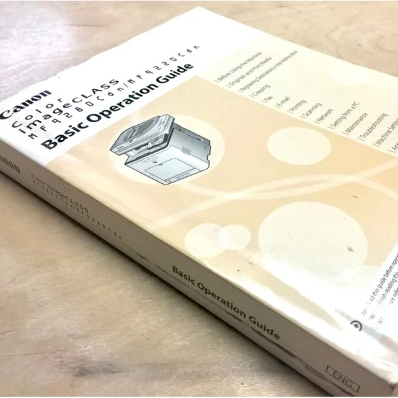 3/$40 2010 CANON Color Image Class Printer Operation Guide MF9280Cdn/MF9220Cdn
