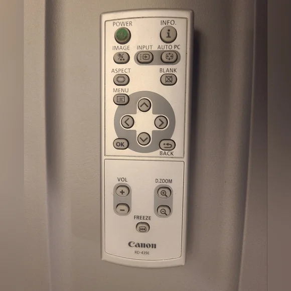 Canon RD-439E Projector Remote OEM for LV7385 LV7285 LV8300 LV7275 LV7375 LV8215