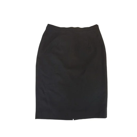 MICHAEL KORS Black Pencil Skirt Size 2P Business‎ Professional Knee Length