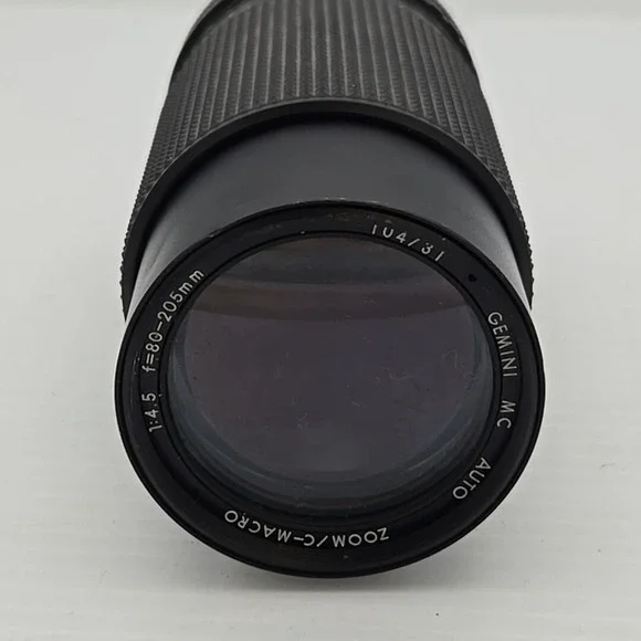 GEMINI MC AUTO ZOOM‎ 1:4.5 80-205mm Camera Lens No. 104731