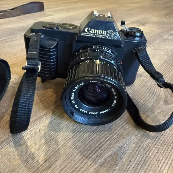 CANON T50 35mm SLR CAMERA w/ CANON Lens FD 35-70mm Not Tested