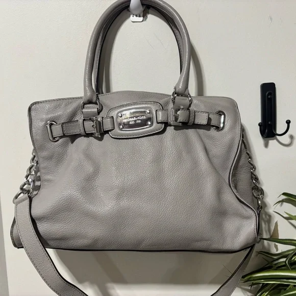 ❤️Michael Kors Hamilton Heather Gray Tote