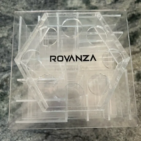 Clear Acrylic Makeup 81 lipstick Organizer by Rovanza