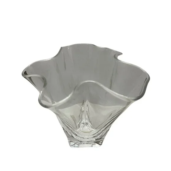 Steuben Signed Handkerchief Vase