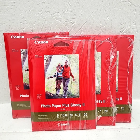 Photo paper lot 5x7 Canon Gloss