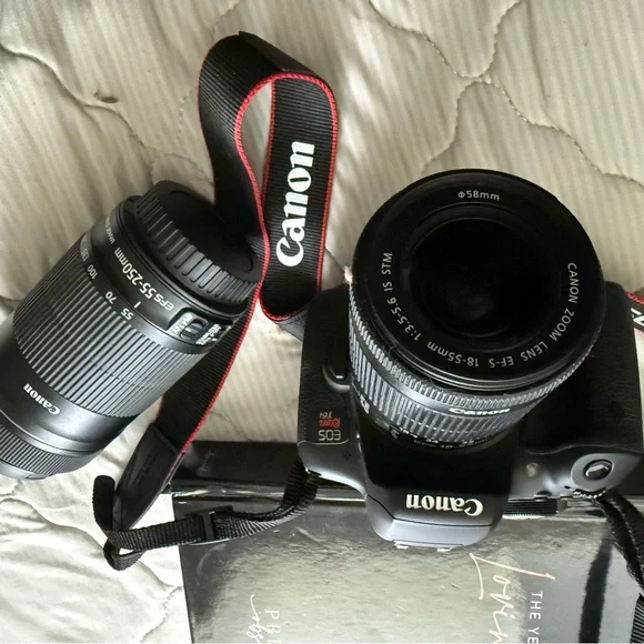 Canon Black Digital Camera with Zoom Lens Kit