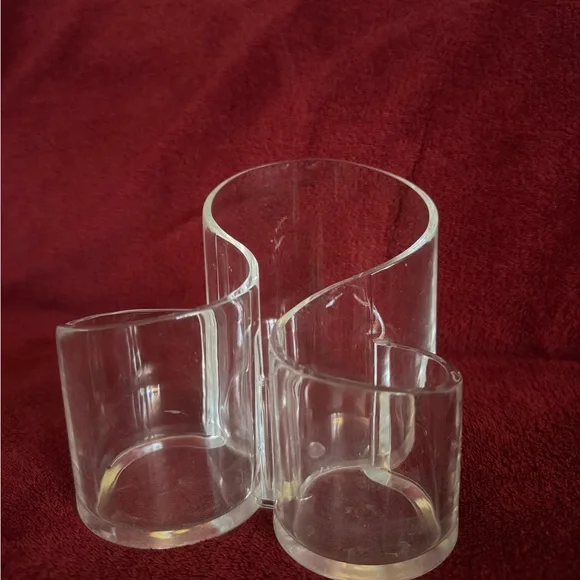 Clear Acrylic makeup brush holder