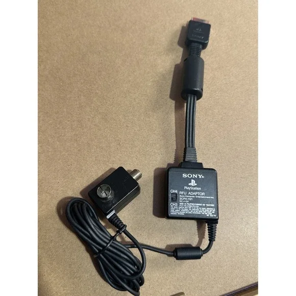 Original‎ Sony PLAYSTATION 1 Antenna RFU Adaptor Aerial PAL SCPH-10072B PS1 Cord