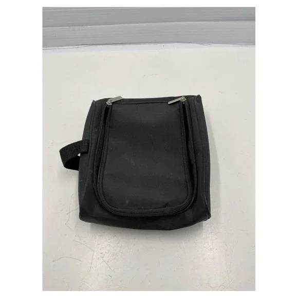 Black Hanging Toiletry Bag Travel Cosmetic Makeup Case Organizer Nylon New
