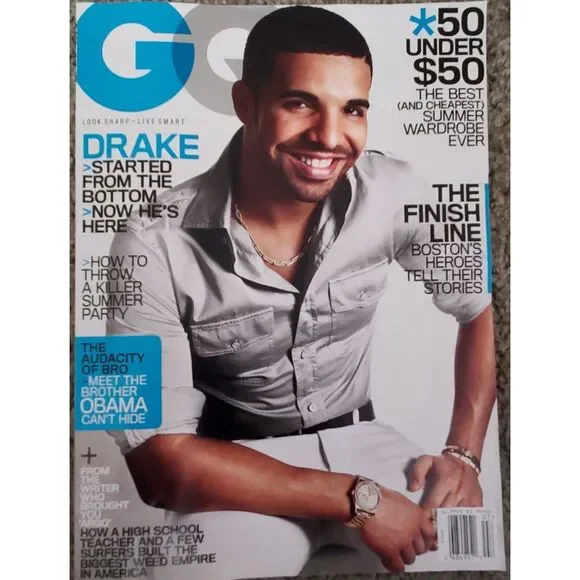 GQ Magazine July 2013‎ Drake Cover