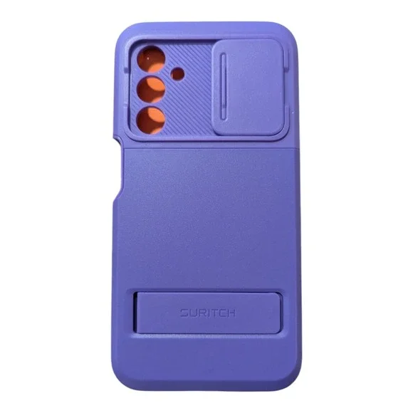 J1. Suritch Slide Camera Cover Case for Samsung Galaxy A15 6.5 - Purple