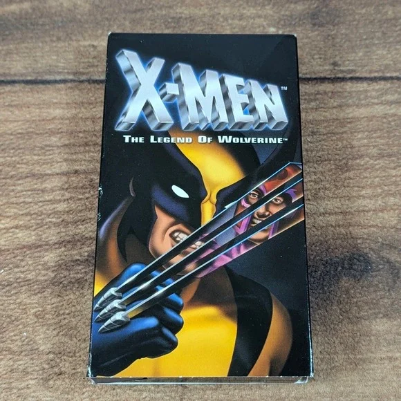 X-Men The Legend of Wolverine VHS Animated Marvel Cartoon‎ Movie Tape