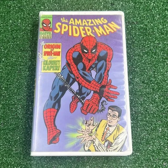 The Amazing‎ Spider-Man: The Origin of Spider-Man/ The Kilowatt Caper VHS 1998