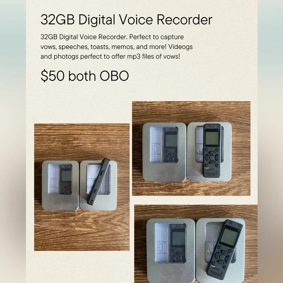 32GB Digital Voice Recorder