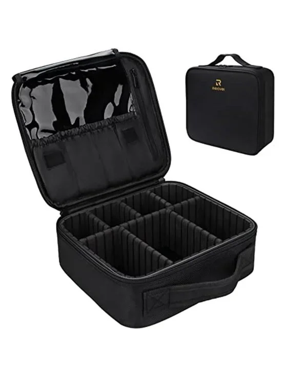 Travel Makeup Train Case Makeup Cosmetic Case Organizer Portable Artist Storage