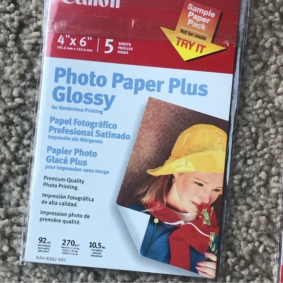 Set of 3 Photo paper glossy