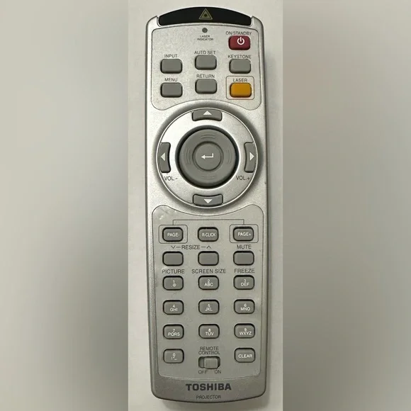 Genuine Original Toshiba CT-90246 Video Laser Projector Remote Controller