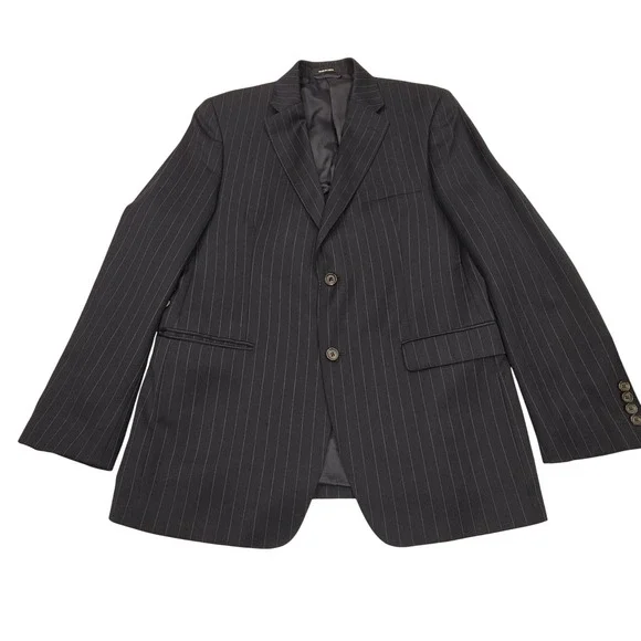 Lauren Ralph Lauren Slim Fit Blazer Mens 42R Wool Pinstripe Suit‎ Jacket Coat