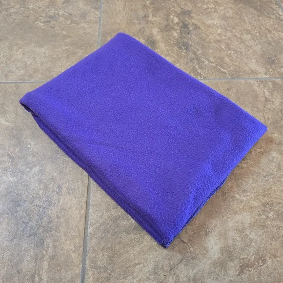 Purple Solid Plush Blanket