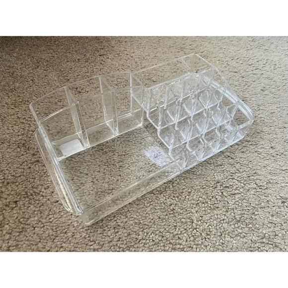 Makeup organizer clear acrylic lipstick holder