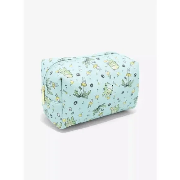 Studio Ghibli My Neighbor Totoro Pastel Blue Dandelions Makeup, Pencil Case