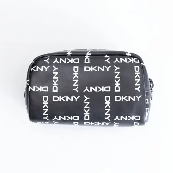 DKNY Tilly Logo Cosmetic Pouch Black (Pre-owned/as pictured)