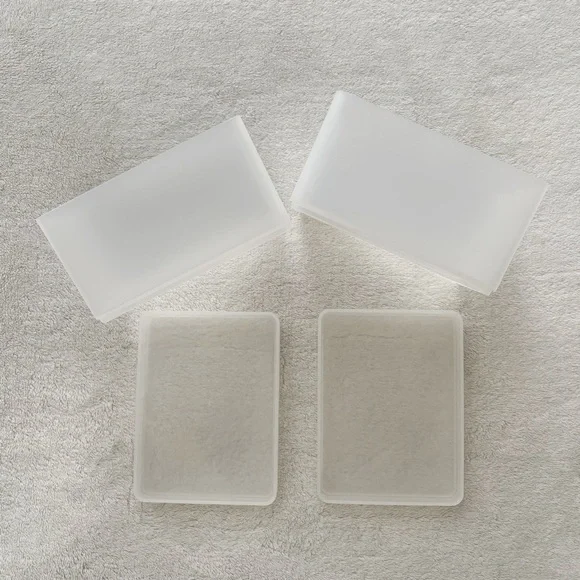 Brightroom Frosted Small Minimalistic Storage Stackable Container Box & Lids Set