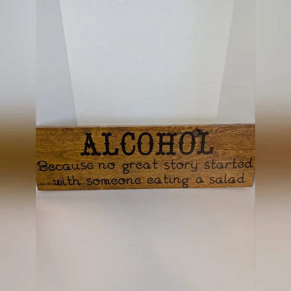 Sign Made Out Of Wood 