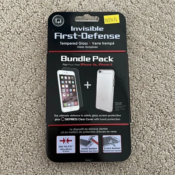 2 Tempered Glass for iPhone 6 and 6s - Safety Glass