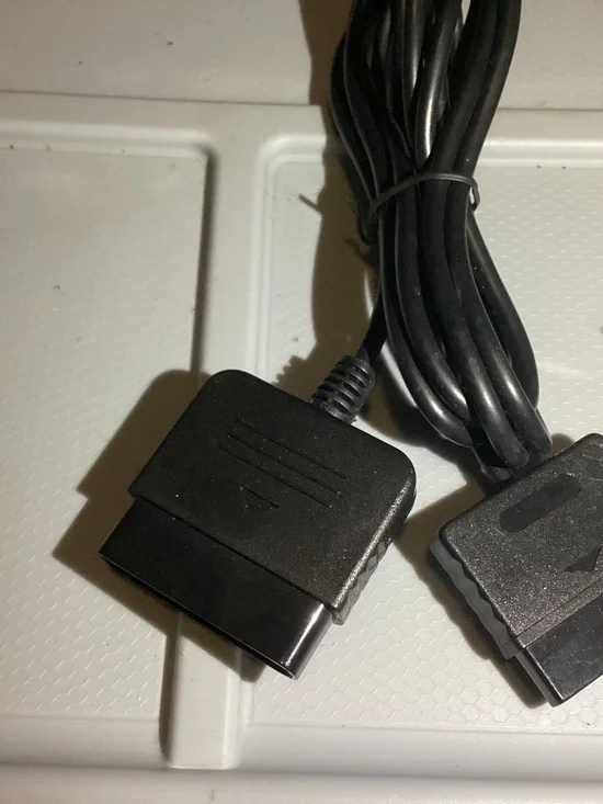 Controller Extension Cable for Sony PlayStation 1 & 2 Console Wired Plastic